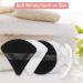 4pcs Makeup Powder Puffs Velvet Triangle Powder Puff Round Soft Powder Sponge Pressed Setting Powder Foundation Puffs for body Face Make up Dry Wet Washable Black&White 2Triangle+2Round (4) 1 count (Pack of 4) - Buy Online on SooperMarket.com