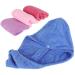 Quick-Dry Absorbent Bath Towel Turban Scarf Set | 4-Pack Hair Drying Towels for Fast Drying - Buy Online on SooperMarket.com