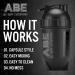 Applied Nutrition ABE Bullet Shaker 500ml - BPA Free Protein Shaker Bottle (Black) - Buy Online on SooperMarket.com