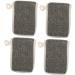 Baluue 16 Pcs Black Linen Soap Bag Soap Saver Soap Exfoliating Body Bar Soap Foaming Soap Foam Soap Flax - Buy Online on SooperMarket.com