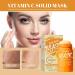 2 Pack Turmeric & Green Tea Clay Stick Face Masks - Organic Vitamin C, Blackhead Cleansing, Deep Pore Cleansing, Skin Brightening, Moisturizing - Buy Online on SooperMarket.com