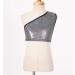 KKmeter Kids Girls One-Shoulder Sequins Dance Crop Top Performance Tank Vest 9-10 Black - Buy Online on SooperMarket.com