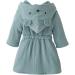 Vertbaudet ko-Tex Baby Bathrobe - Organic Cotton Gauze 98 Green | International Shipping - Buy Online on SooperMarket.com