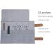 PERFEHAIR Hair Stylist Scissor Holder Pouch Cases for Hairdressers Barber Salon Hairdressing Comb Tools Holster Bag -12 Pockets - Buy Online on SooperMarket.com