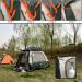 Outdoor Camping Lantern Hook Hanger Set - Non-Slip Tent Light Hangers for Camping & Hiking - 2 Pack Black - Buy Online on SooperMarket.com