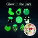 Cindeer 10 Pcs Glow in The Dark Food Series Punch Needle Embroidery Magnet Set with Patterns and Tools - Buy Online on SooperMarket.com
