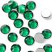 Emerald Green Glass Flatback Rhinestones 4mm SS16 - 1000 Pieces | Non Hotfix Rhinestones for Crafts, Clothes, Nails, and Face Art - Buy Online on SooperMarket.com