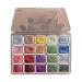 OCKULT 20 Colors Watercolor Painting Set DIY Clay Coloring Nail Art Dripping Glue Glitter Watercolour Solid Paint Box Portable Travel Water Color Paints Set Paint Kit for Artists and Painting Lovers B color one size