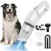 HOPET Pet Grooming Vacuum Kit, Wireless Dog Hair Remover Vacuum Cleaner Professional Cat Grooming Comb Slicker Brush Shedding Deshedding with Powerful Suction