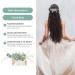 Healeved Crystal Flower Wedding Hair Comb - Hair Combs Hair Accessories for Women Green Bridesmaid Bridal Hair Accessories for Wedding Prom Birthday Party - Hair Accessories Wedding Guest - Buy Online on SooperMarket.com