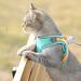 Fueegue Cat Harness with Leash - Escape Proof Adjustable Soft Harness for Cats & Small Dogs - Green S - Buy Online on SooperMarket.com