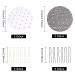 6-Piece Hair Network Set with 12 Hair Needles - Elastic Hair Nets for Ballet Dancers & Children | Bozily Women's Knot Bun Accessories - Buy Online on SooperMarket.com