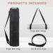 UMIA Yoga Mat Bag with Strap | Exercise Yoga Mat Carrier for 1/4-inch Thick Mat | Black - Buy Online on SooperMarket.com