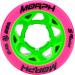 Reckless Radar Morph Roller Skate Wheels - 4 Pack 38mm x 59mm Dual-Hardness Magenta/Orange - Buy Online on SooperMarket.com
