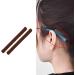 Harilla 2x Glasses Hangers | Slip-Resistant Sleeve Holders & Ear Pads | Soft Elastic Holders for Sunglasses - Brown - Buy Online on SooperMarket.com