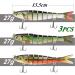 3-Piece Wobbler Hecht Kader Set | Realistic Swimbait for Predatory Fish | 13.5cm 27g | International Shipping Available - Buy Online on SooperMarket.com