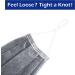BlueEagle 4-Ply Individually Wrapped Disposable Adult Face Masks - 50 Pcs | Activated Carbon Filter | Large Fit | Charcoal Black Color - Buy Online on SooperMarket.com