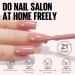 AILLSA Nude Gel Nail Polish 15 ML - Red Nude Color Gel Varnish | Soak Off UV/LED | Autumn & Winter Shade | Salon & Home Use - Buy Online on SooperMarket.com