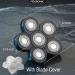 FOXSONIC 6 Blades Electric Shaver Replacement Heads - Bald Shaver with Blade Cover - Black - Buy Online on SooperMarket.com