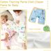 Baby Toilet Training Pants Kids 2 in 1 Waterproof Reusable Cotton Nappy Diaper Skirt - Cute Cartoon Skort Pants with Hot Air Balloon Design - Buy Online on SooperMarket.com
