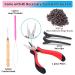 Goabroa Hair Tinsel Kit - 47 Inches, 2550 Strands, Heat Resistant Glitter Extensions - 5 Sparkling Colors - Buy Online on SooperMarket.com