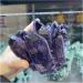 Crystals 1pc Natural Rare Purple Quartz Crystal Cluster Specimen Stone Collection - Buy Online on SooperMarket.com