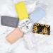 Small Waterproof PU Leather Makeup Bag for Purse - Yellow Cosmetic Pouch with Zipper for Women and Girls - Buy Online on SooperMarket.com