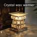 MeplLivs Crystal Wax Melt Warmer Electric Burner Silver - Essential Oil & Fragrance Night Light for Home, Office, SPA Bedroom - Perfect Gift & Decor - Buy Online on SooperMarket.com