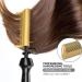 DAN Technology 450? Curved Teeth Hair Straightener Comb - Travel Size Dual Voltage Electric Comb for Professional Use - Ideal for Natural Black Hair - Buy Online on SooperMarket.com