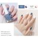 TBeautfave Blue Nail Varnish Nail Polish Quick Dry Long Lasting Nail Polish Non-Toxic Breathable Nail Polish No Need Cure Nail Gel Polish Nail Varnish at Home Manicure 26 Haze Blue - Buy Online on SooperMarket.com