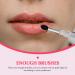 6pcs Silicone Lip Mask Brush Set - Perfect Lipstick & Balm Applicator Tool for Flawless Makeup - Black - Buy Online on SooperMarket.com