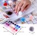 3D Fluffy Pom Balls Nail Charms Kit | 24 Pieces with Magnetic Detachable Plush Pom Poms | Storage Box Included | Nail Art DIY for Girls and Women - Buy Online on SooperMarket.com