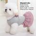 KYEESE Plaid Dog Dress with Bowknot | Lightweight Pet Apparel for Small Dogs & Cats | Grey | M Medium - Buy Online on SooperMarket.com
