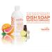 Buy Sapadilla Grapefruit + Bergamot Biodegradable Dish Soap - 16oz | Eco-Friendly Cleaning - Buy Online on SooperMarket.com
