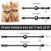 2 Pack Airtag Cat Collar Breakaway with Bell Reflective Kitten Collar with Apple Airtag Cat Collar Holder Adjustable 7-12In Safety Buckle for Girl Boy Cats Pet Supplies Accessories Gifts (Black) - Buy Online on SooperMarket.com