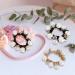 KKNEKKI Hair Scrunchie Beads - Elastic Headband with Faux Pearls and Crystals for Girls - 3 Colours: Black Brown Beige - Buy Online on SooperMarket.com