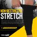 FieldPro Football Leg Sleeves - 2 Pairs | Adult & Youth Sizes | 6 Colors Available | Calf Compression for Men | Medium Size in Black/White - Buy Online on SooperMarket.com