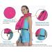 SOLY Inflatable Snorkel Vest Adult | Adjustable Light Snorkeling Jacket for Diving & Water Sports Safety - Pink Kid Size - Buy Online on SooperMarket.com