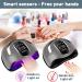 Amzeeniu 168W Nail Dryer Lamp - Professional UV LED with Infrared Sensor & 4 Timer Settings for Gel Nails - Ideal for Home & Salon Use - Buy Online on SooperMarket.com