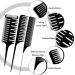 Dyeing Hair Comb Set for Sectioning and Styling - 6 Pieces, Assorted Styles - Buy Online on SooperMarket.com