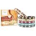 EM ceramic collar for dogs & cats - made to measure EM band original US paracord (51-60 cm Bordeaux red) 51-60 cm Bordeaux red