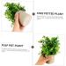 Cabilock 1pc Simulated Potted Plant Green Plants Plastic Rosemary As Shown 22x8cm - Buy Online on SooperMarket.com