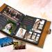 ZEEYUAN Leather Scrapbook Album - 60 Pages Love Memory Photo Album 8.5x11 | Travelling Journal & Family Scrapbook Kit - Perfect Gift for Couples, Anniversary, Wedding - Grayish-blue - Buy Online on SooperMarket.com