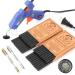 Wax Seal Kits  Wasole 40Pcs Black Sealing Wax Sticks with Glue Gun + 2Pcs Wax Seal Pens for Wax Seal Stamp  Great for Wedding Invitations  Birthday Cards  Envelopes  Gift Wrapping (Black)