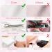 WantGor Long Tail Bow Hair Clips Hair Ribbon Bows Satin Bowknot Clip Large Hair Barrettes Cute Ponytail Holder Hair Accessories for Women Daily Party Wedding Prom (White) - Buy Online on SooperMarket.com