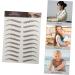 Gogogmee 9 Sheets Waterproof Eyebrow Stickers Eyebrow Stencils Imitation Eyebrow Cosmetic 6d Eyebrow Trimming - Buy Online on SooperMarket.com