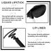 Buy Waterproof Goth Liquid Lipstick & Lip Liner Set | Dark Black Green Brown - Longlasting Matte Stain for Halloween Makeup & Cosplay - Buy Online on SooperMarket.com