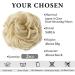 SARLA 2PCS Small Messy Hair Bun Scrunchies | Synthetic Updo Hair Extensions for Women - Ash Blonde - Buy Online on SooperMarket.com