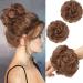 2PCS Light Auburn Messy Hair Bun Extensions - Curly Wavy Updo Scrunchies for Women - Synthetic Chignons - 30 - Buy Online on SooperMarket.com