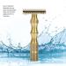 Pilipane Double Edge Safety Razors | Long Handle Reusable Metal Razor for a Clean Shave - Perfect for All Users - Buy Online on SooperMarket.com